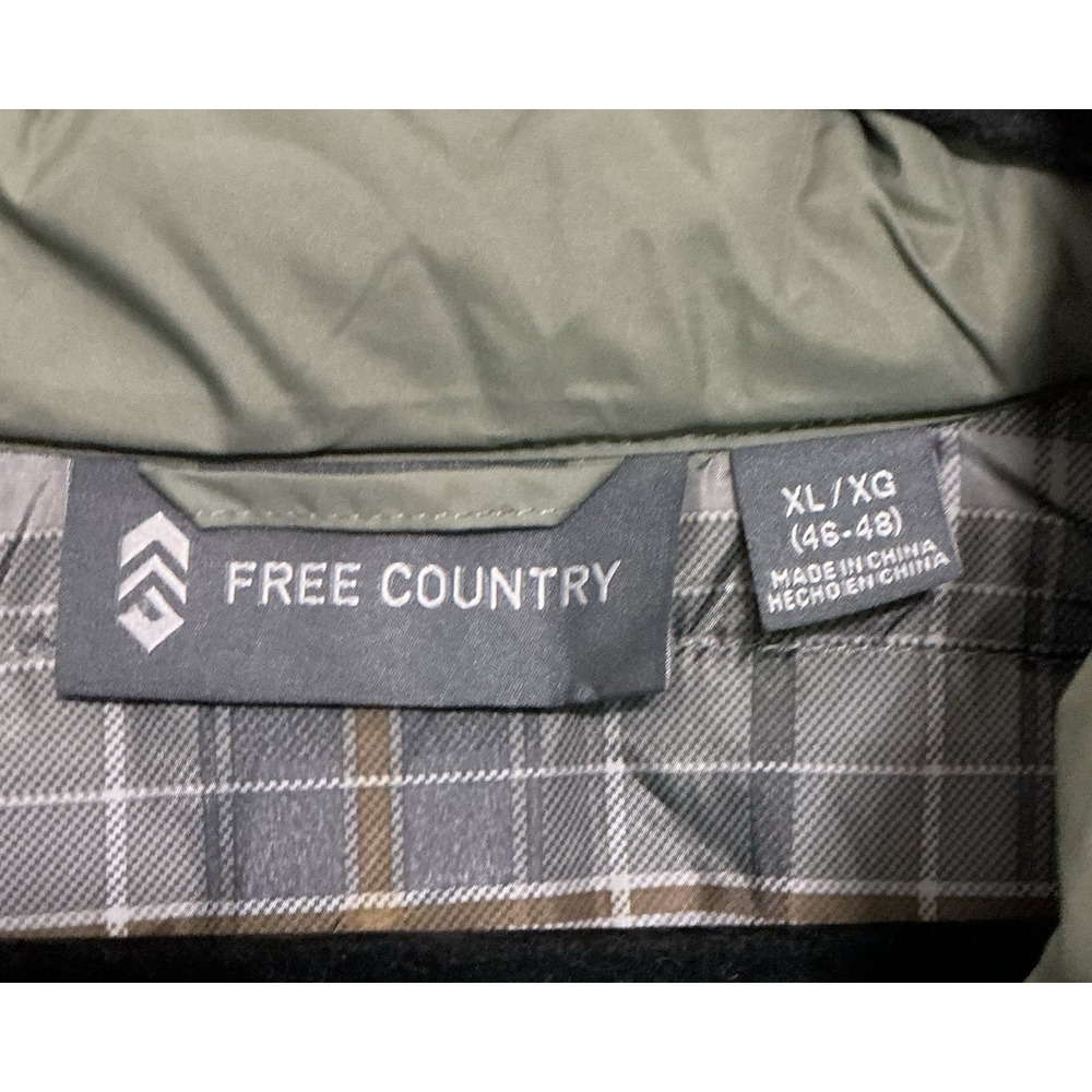 Free Country Men's FreeCycle® Puffer Vest Duffle Olive Size XL Gorpcore NEW - Picture 4 of 9